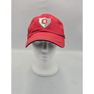 Vintage Ohio State Buckeyes Nike Team Strapback Hat Adjustable Red Cap